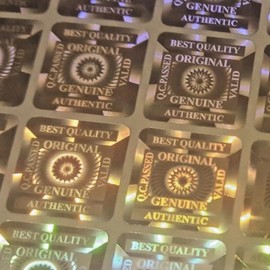 Hologram Stickers Labels Dog Bone Warranty Void Labels Tamper Proof Hologram Labels Tamper Proof Labels Original Security Holographic Stickers Q.C. Passed (100)