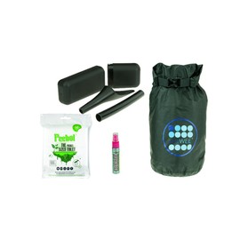 SHEWEE Out & About Pack - Reusable Pee Funnel – The Original Female Urination Device Since 1999! Quickly, Easily and Discreetly, Wee Standing Up Without Removing Clothing (Black)