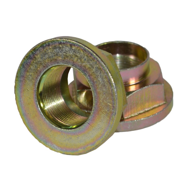 2 Trailer Hub Axle Nuts M30 30mm Flange Nut One
