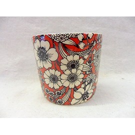 red valensia small sugar Bowl