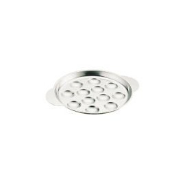 竹越 Industrial Stainless Steel Escargot Tray 12 Hole