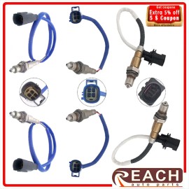 Unbranded 6PCS Oxygen O2 Sensor FITS 2014-2019 Land Rover Range Rover 3.0L V6 Upper+Lower