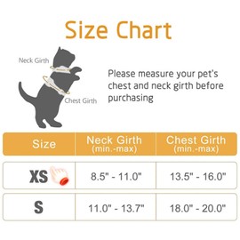 Escape Proof Cat Harness and Leash Set, Reflective Adjustable Vest Harness with Metal Ring for Small Cats, Lightweight and Soft, Ideal for Walking and Travel, XS, Red