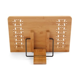 Book Stand Bamboo Reading Rest Cook Book Document Stand Holder Bookrest Recipe Stand by: Bookaholic