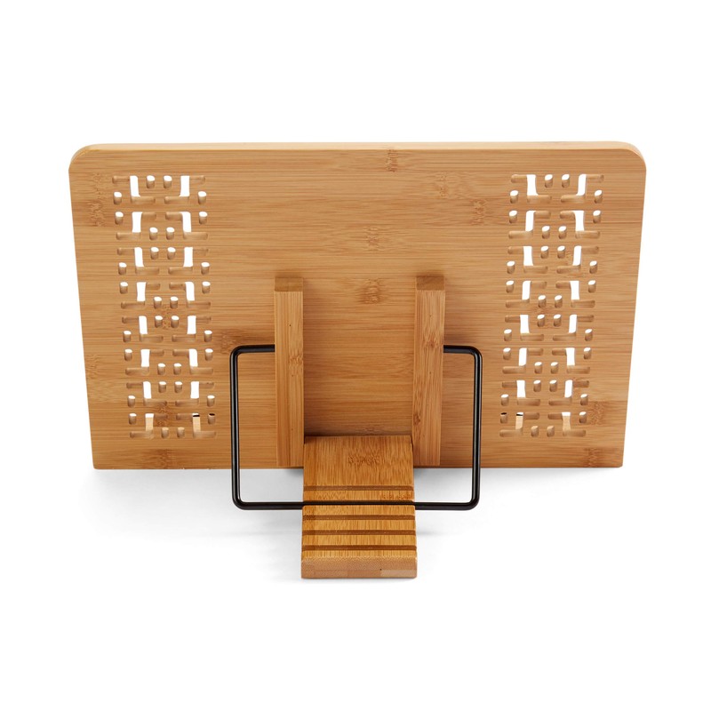 Book Stand Bamboo Reading Rest Cook Book Document Stand Holder