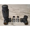 Team Controls Anthracite Grey Corner TRV Thermostatic Radiator Valve &
