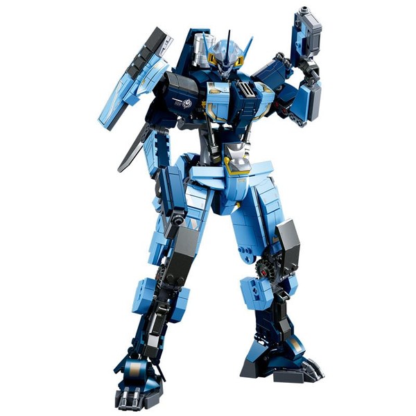 DAHONPA Blue Snow Phantom Transforming Mech Robot Building Blocks Set,