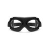 Bertoni Motorcycle Aviator Goggles for Women Men Chrome Plated Mat