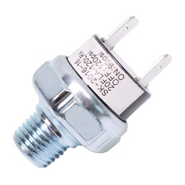 Air Pressure Switch 90-120 PSI Tank Mount Thread 1/4"NPT 12V/24V DC Air Compressor Pressure Switch Air Train Horn Switch 90-120 1/4 inch