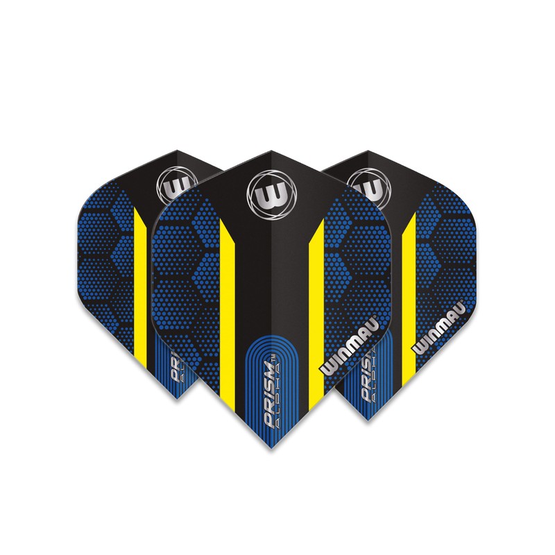 WINMAU Prism Alpha Hexagon Design Extra Thick Dart Flights -
