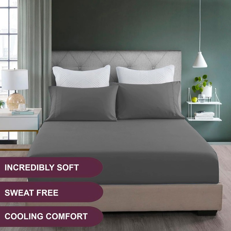 NIM TEXTILE Luxury Sheets 1600 TC Softness Deep Pocket 3pc