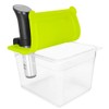 EVERIE Sous Vide Container with Universal Silicone Lid Compatible with