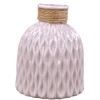 Bottle Shaped Vase Ceramic Decorative Vases Embossed Flower Arrange Display
