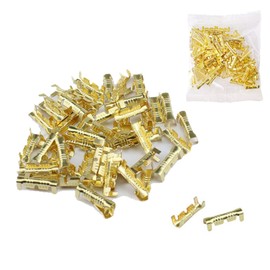 LOYELEY Straight Terminals 100 Piece Set, Wiring Connection, For Cars, Motorcycles, Speakers, Terminals, Consumer Appliance Sockets, Easy Connection, Wiring Processing, Crimping DIY