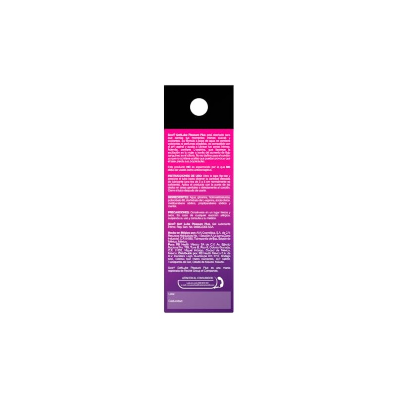 Sico® Softlube, Lubricante Íntimo en Gel de 56.7g