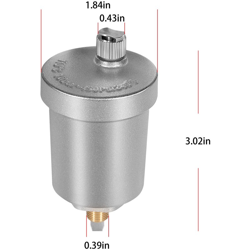 Automatic Float Valve, 400-4 1/8-Inch Male NPT Thread Air Bleeder