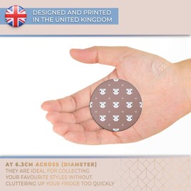 Destination Vinyl ltd Magnet for Refrigerator, Fridge - Cute Flying Squirrel Pattern for Office, Cabinet and Whiteboard, Magnetic Stickers, 3280