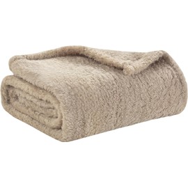 Orilautex Flannel Duvet Queen - Soft, Lightweight Plush Comfort A Luxurious Microfibre Blanket (Mink, 130 x 170 cm)