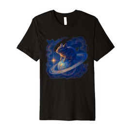 Galaxy Degu Planet Saturn Fantasy Premium T-Shirt