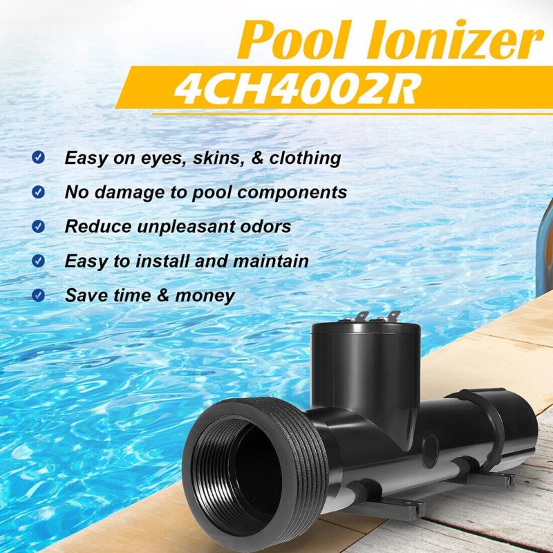 for Hybrid 4CH4002-R Pool Cleaner Ionizer Chamber Replace for Hybrid