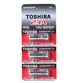 Toshiba Alkaline A23 12 Volt Battery (3 Batteries)