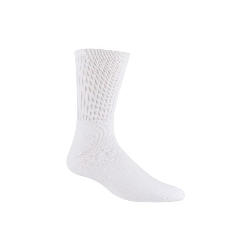 Railroad Sock 3 Pack White Work Crew With Welt Top