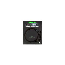 Korda Dark Matter QC Hybrid Leadclip 1m Leader 30lb Weed | Pre-Tied Carp Fishing Leader | Quick Change Hybrid Clip with Tungsten Sections | Abrasion Resistant | Ideal for Weed Lakebeds