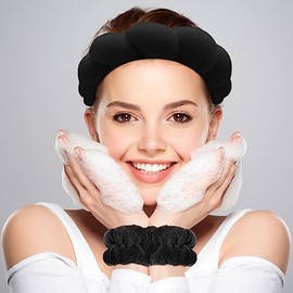 Zkptops Diadema Para Spa y Lavado Facial - Esponja de Cuidado de la Piel, Suave y Antideslizante - Aro Para El Cabello de Moda Para Mujeres y Niñas - Regalo Para El Día de la Madre