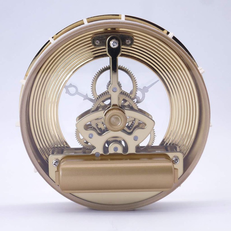 DEEWISH Movement, Transparent Skeleton Clock Inserts, Built-in Clock, Quartz Movement,