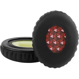 ACCIUK OE2 Ear Pads Replacement Repair Accessories Soft Resilient Ear Pads Compatible with Bose OE2 OE2i Soundtrue SoundLink Headphones (Black + red)