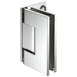 Gedotec Bathroom Door Hinge for Glass Doors and Showers Shower Door Hinge Chrome-Plated Glass Door Fitting Brass - DT800 | Shower Cubicle Hinge for Wall to Glass Connection | 1 Piece - Glass Door