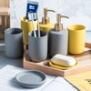 Accesorios de baño gris – Set de 4 piezas PATOFIN