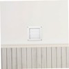 NOLITOY Outdoor Dryer Vent Cover Louvered Air Vent for Efficient