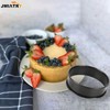 JMIATRY 8 Pcs Crumpet Rings, Non Stick Baking Ring Cooking