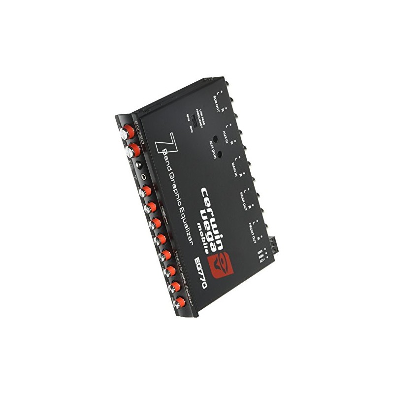 Cerwin Vega Mobile CV EQ770 7-Band Parametric Equalizer with Auxiliary