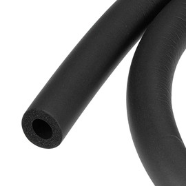 sourcing map Fitness Equipment Non-Slip Foam Handle 10 mm Inner Thickness 5 mm Wall Thickness 1.5 m Black
