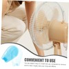 SHOWERORO 5pcs Plastic Fan Blades Durable Replacement Parts for Table