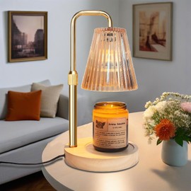 JLFTXNN Warmer Lamp with Timer Dimmable, Birthday Gifts for Women Mom, House Warming Gifts New Home Decor, Wax Melt Warmer for Jar Candles with 3 Bulbs