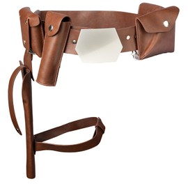 Karc Luke Skywalker Han Solo Vader DL-44 Bespin Luke ESB Belt Holster with Pouches for SW Cosplay Costume Props Accessories