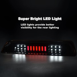 G-PLUS LED High Mount Stop Third 3rd Brake Tail Light Compatible with 2007-2018 Toyota Tundra Third Brake Light Tail Lamp Rear High Mount Stop light Reverse Light 81570-0C050