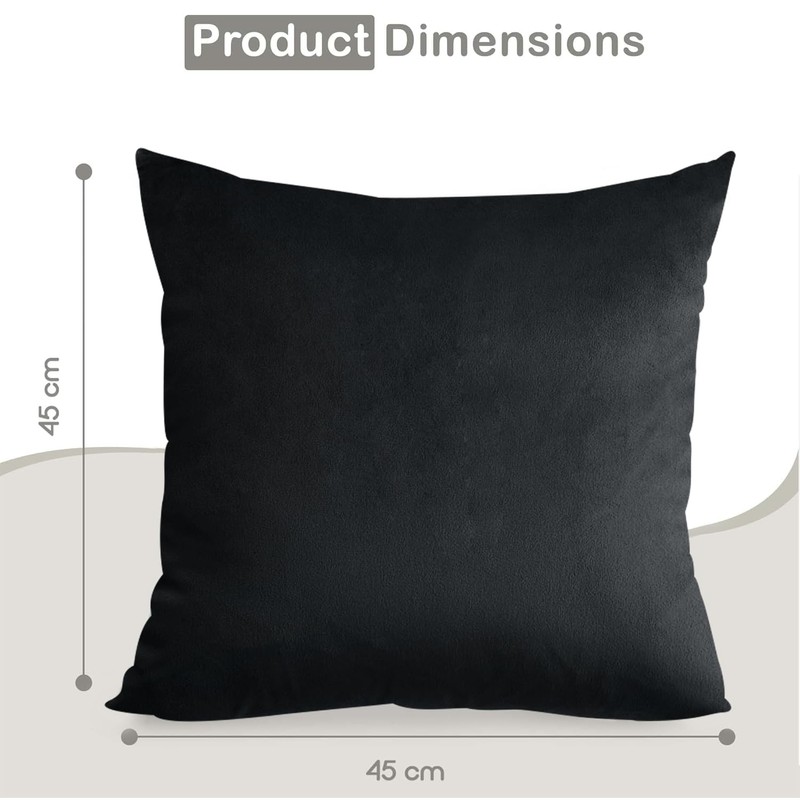 Aspire Homeware Velvet Cushion Covers 45 x 45cm Set of