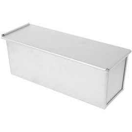 Luxshiny Pullman Loaf Pan with Lid, Non-Stick Bread Pan Bread Baking Mold Aluminum Toast Mold with Cover for Baking Bread - 1.65lb