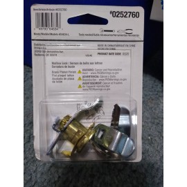 Gate House NEW Mailbox Lock, 5 Cam, Clip On Cylinder. Mailbox,Cabine