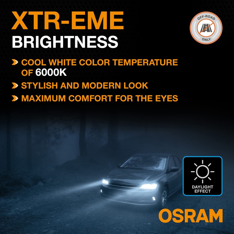 OSRAM LEDriving XTR, ≜H7 LED headlight lamps, cool white LED