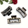 3 CHIC LEOPARD Hair CLAW CLIPS -HAIR CLAWS TIES, Ponytail
