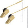 Hygie Rinse 2PACK Universal Metal Toilet Handle Replacement Kit Compatible