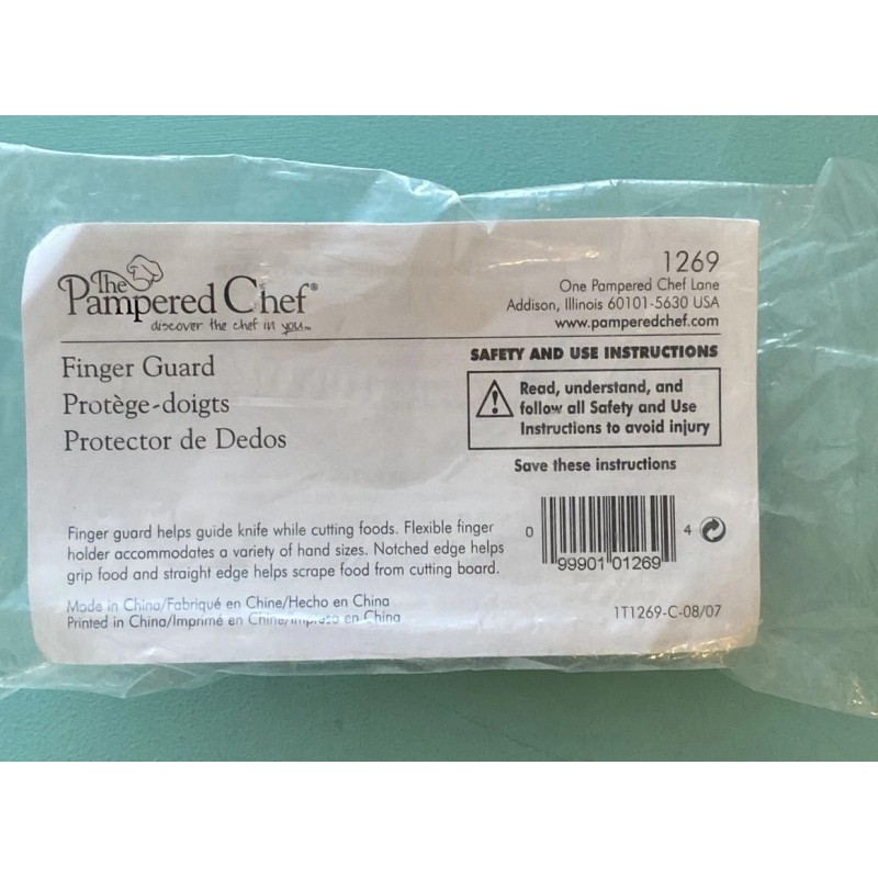 Pampered Chef NEW Pampered Chef Retired Finger Guard #1269 New