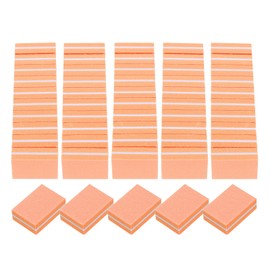HARFINGTON 20pcs Mini Nail Buffers, 100/180 Grit Nail Sanding Blocks, Bulk Nail Buffing Polishing Blocks Professional Nail Polisher Set for Acrylic and Natural Nails, Orange