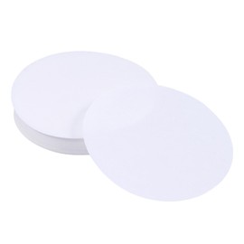 Gatuida Medium Rate Qualitative Filter Paper Premium Quality Discs for School Laboratory Use Efficient Particle Retention Lightweight Design White