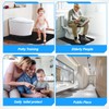 4 Pack Upgrade Toilet Mats for Bathroom U Shaped